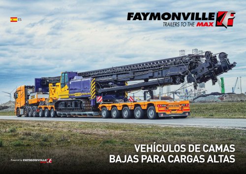 Faymonville - Lowbed vehicles for high loads (MegaMAX, GigaMAX, VarioMAX)