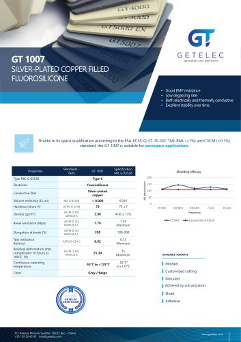 Getelec - Data Sheet GT1007