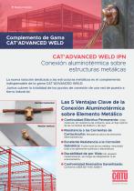 Conexión aluminotérmica sobre  estructuras metálicas -1