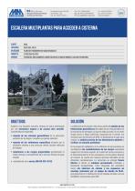 ESCALERA MULTIPLANTAS PARA ACCEDER A CISTERNA - 1