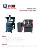 MINI CNC Router _VCT-4030 Series