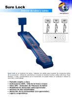 SURE LOCK BASIC - DETECTO DE TUBOS Y CABLES 1W/1F - 1