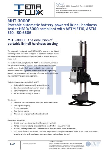 MHT-3000E HARDNESS TESTER