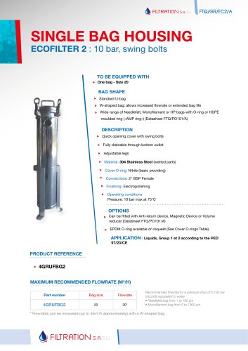 Ecofilter 2 Datasheet