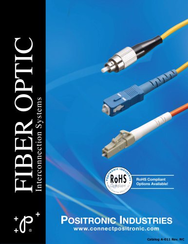 Fiber Optic Patch Cords Catalog