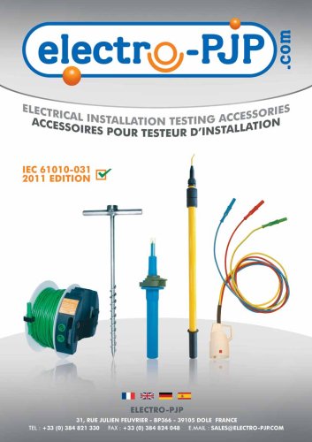 Installation tester accessories