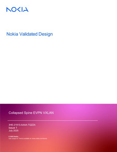 Collapsed Spine EVPN VXLAN