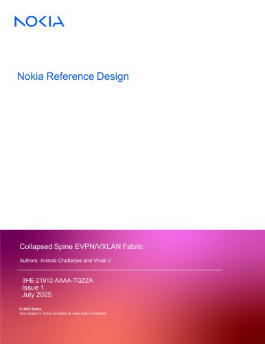 way collapsed spine EVPN/VXLAN