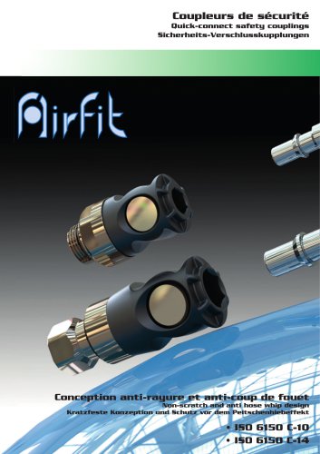 Quick-connect safety couplings ISO 6150 C : non-scratch design