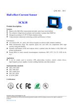 Open-loop Hall effect current sensor 30 * 40 mm, 300 - 2000 A | SCK18 series