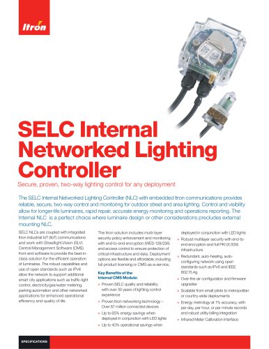 SELC Internal Networked Lighting Controller