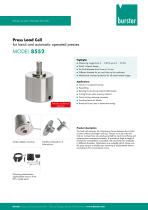 Data sheet Model 8552/Model 8451 (2025)