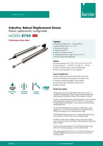 Data Sheet Model 8744