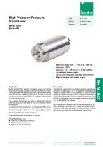 Data Sheet Transducer Series 8201 Version N