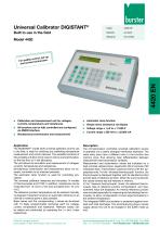 Data-Sheet - Universal Calibrator DIGISTANT®  Model 4420