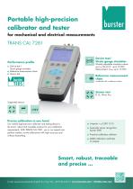 Flyer-Portable high-precision calibrator and tester