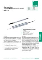 High-precision Incremental Displacement Sensor Series 8738