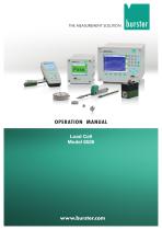 Operation Manual Load Cell Model 8526