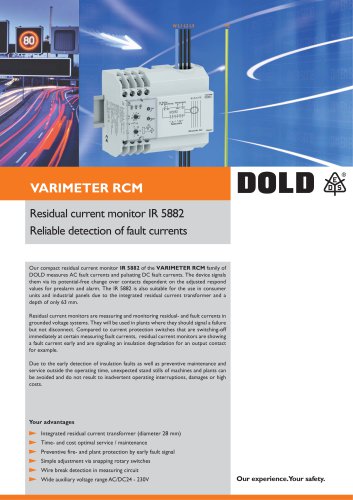 Flyer Residual current monitor IR 5882