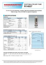 PHOTOMULTIPLIER TUBE R14657