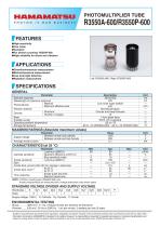 PHOTOMULTIPLIER TUBE R3550A-600/R3550P-600