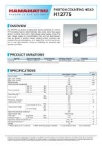 PHOTON COUNTING HEAD H12775