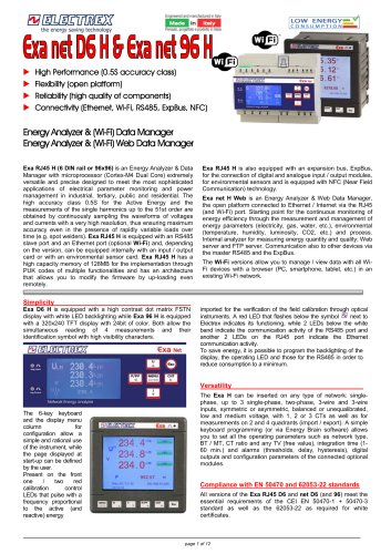 EXA D6 and EXA 96