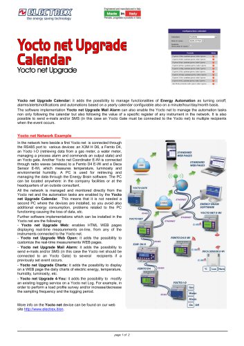 Yocto net Upgrade Calendar   