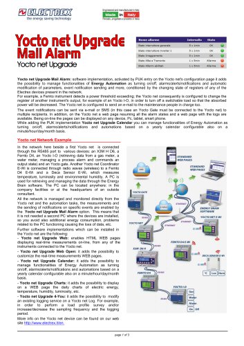 Yocto net Upgrade Mail Alarm