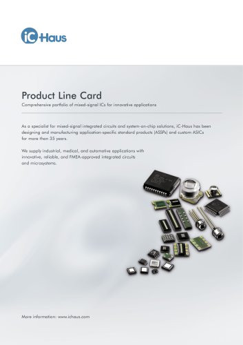 Product Line Card