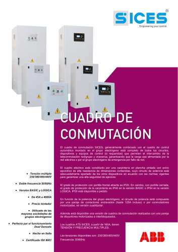 Cuadro de conmutacion