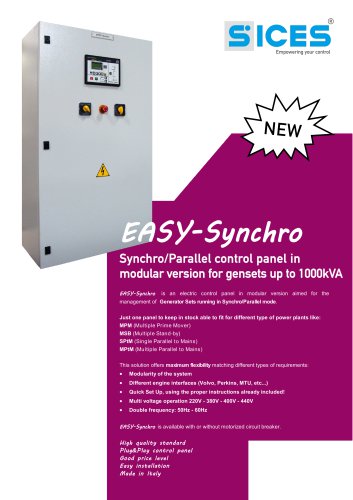 Easy Synchro Control panel