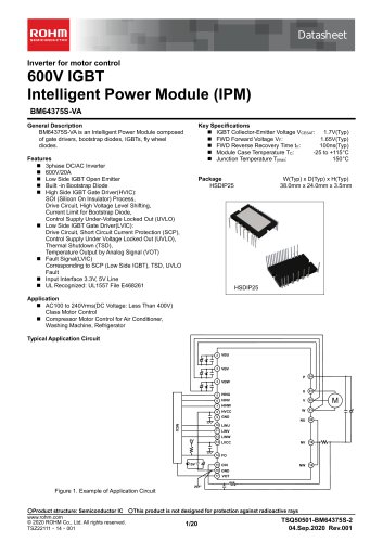 600V IGBT Intelligent Power Module (IPM) BM64375S-VA