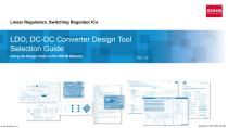 LDO, DC-DC Converter Design Tool Selection Guide