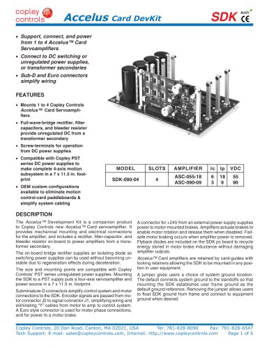 Accelus Card Development Kit