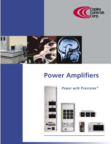 Copley High Power Amplifier Product Brochure