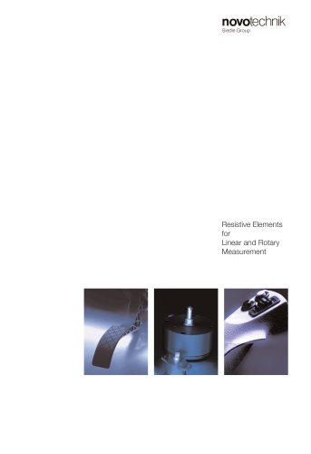 Resistive Elementsfor Linear and Rotary Measurement