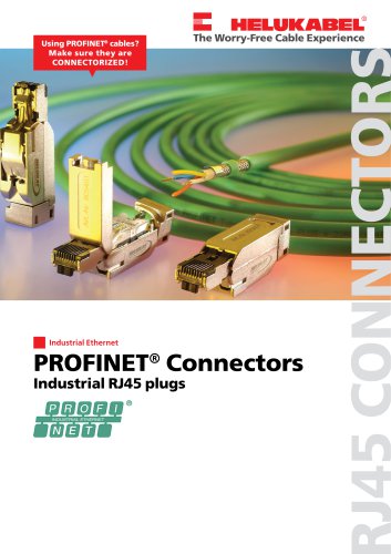 PROFINET Connectors Industrial RJ45 plugs