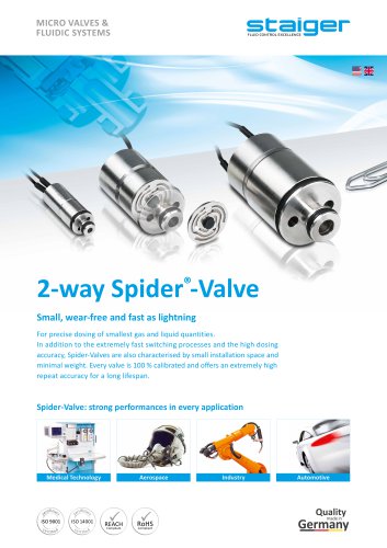 2-way Spider-Valve on/off