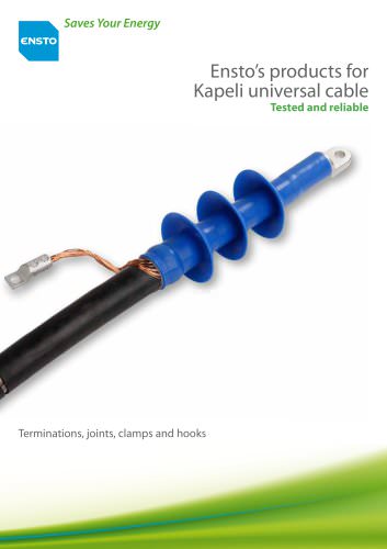 Ensto?s products for Kapeli universal cable