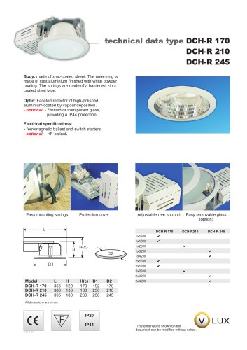 DCH-R 170-245