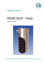 Micro IV Attachable motorised pump