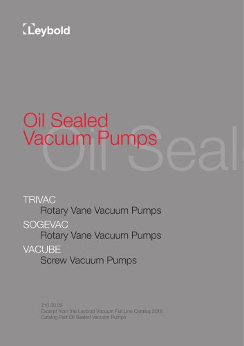 Oil Sealed Vacuum Pump