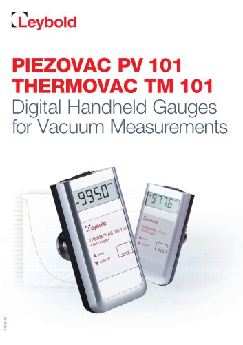 PV 101 / TM 101 Handheld Gauges