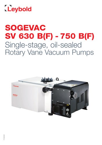 SOGEVAC  SV 630 B(F) -  750 B(F)