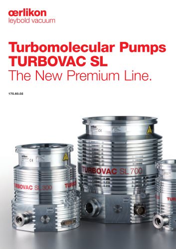 Turbomolecular Pumps TURBOVAC SL