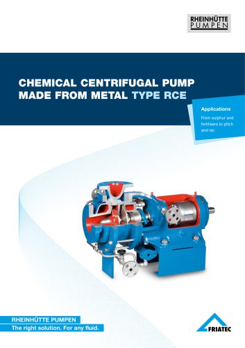 CHEMICAL CENTRIFUGAL PUMP