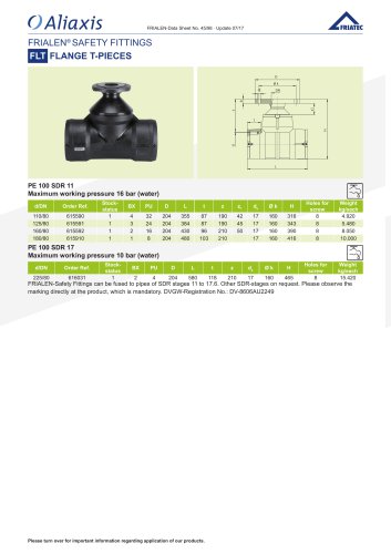 Flange T-Pieces