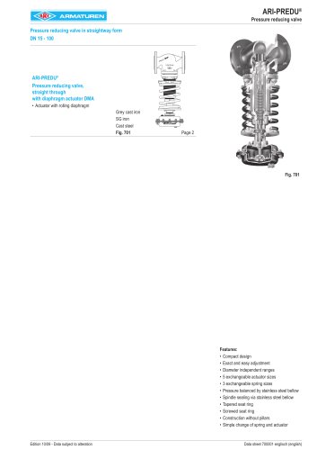 Pressure Reducing Valve