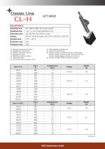 CL-H - ELECTRO-MECHANICAL LINEAR CYLINDER